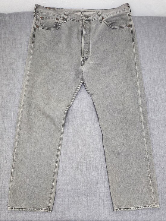Levi's Other - Levi's 501 Button Fly Grey Denim Jeans.  38 × 30